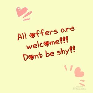 Feel free to offer!!!!